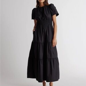 Quince Black Maxi Dress